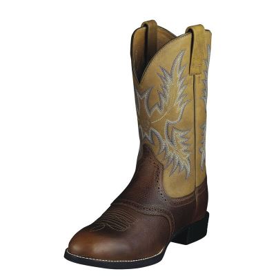 Ariat Heritage Stockman Kahverengi / Yeşil Western Csizma Erkek (30065-806)